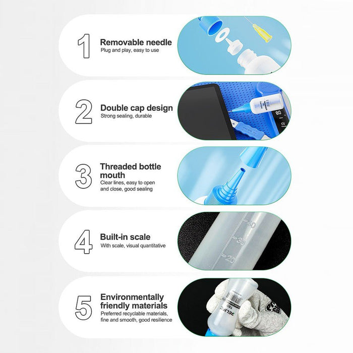 RELIFE RL-TB2 Anti-Static Needle Tip Solvent Bottle 50ml Tools JPC MOBILE ACCESSORIES