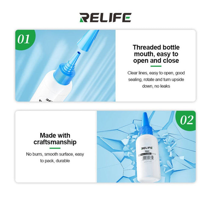 RELIFE RL-TB2 Anti-Static Needle Tip Solvent Bottle 50ml Tools JPC MOBILE ACCESSORIES