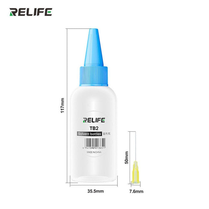 RELIFE RL-TB2 Anti-Static Needle Tip Solvent Bottle 50ml Tools JPC MOBILE ACCESSORIES