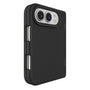 Black Rhinos case fitted to an iPhone Duo, rear view