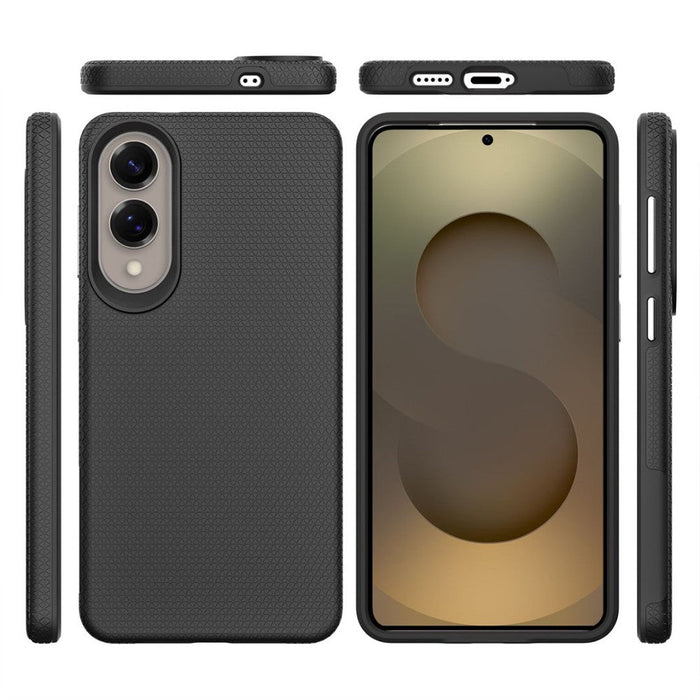 Galaxy S25 Edge Rhinos case magnetic ring demonstration with MagSafe wireless charger attachment and compatibility