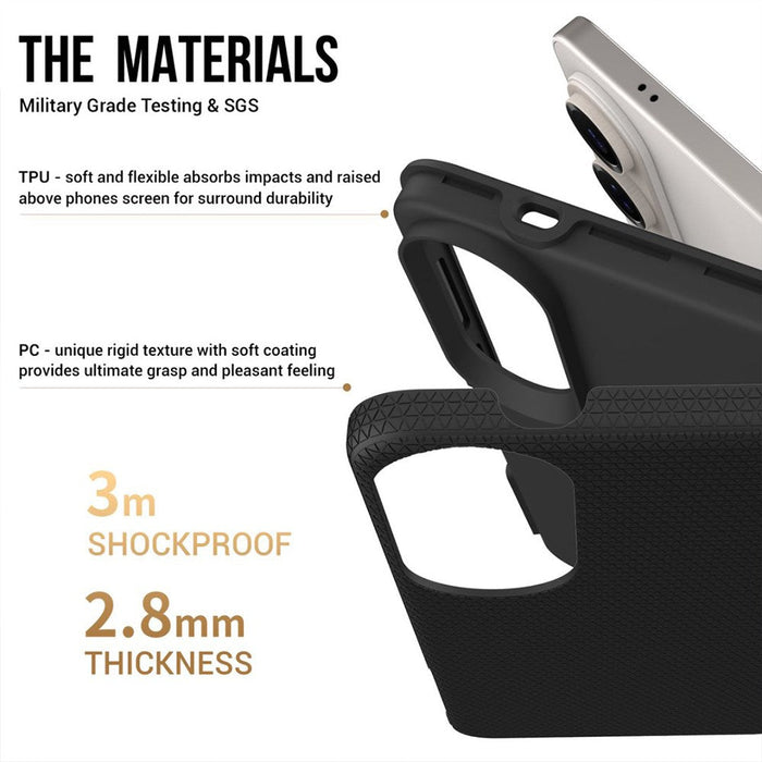 Galaxy S25 Edge Rhinos case TPU PC dual layer construction Air Cushion Technology shock absorption materials