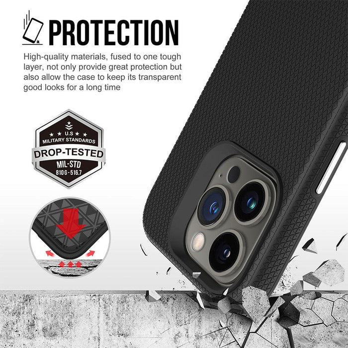 Shockproof iPhone 16 Pro Case with TPU + PC Construction
