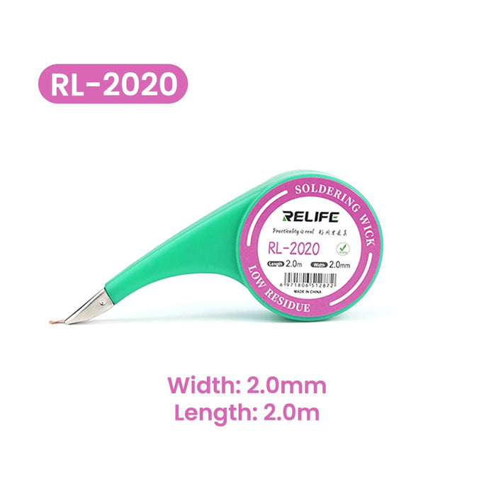 RELIFE RL-2020 Soldering Wick Width 2.0mm