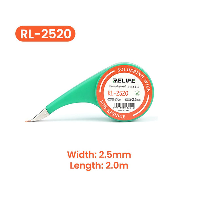 RELIFE RL-2520 Soldering Wick Width 2.5mm