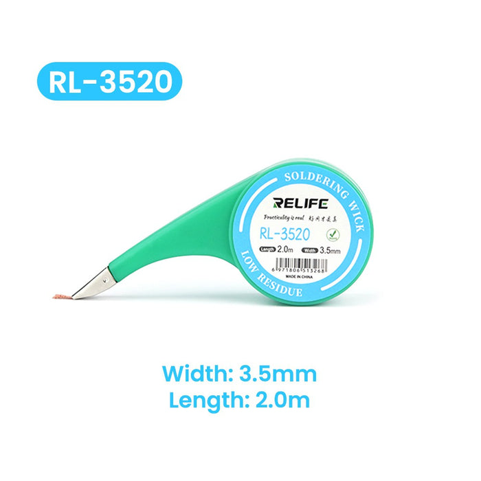RELIFE RL-3520 Soldering Wick Width 3.5mm