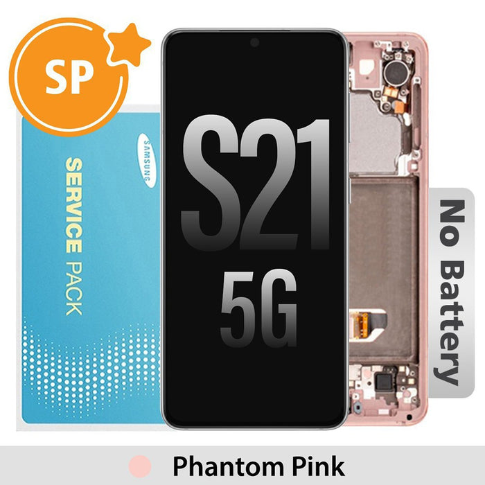 Samsung Galaxy S21 5G G991 Screen Replacement / Repair - Phantom Pink
