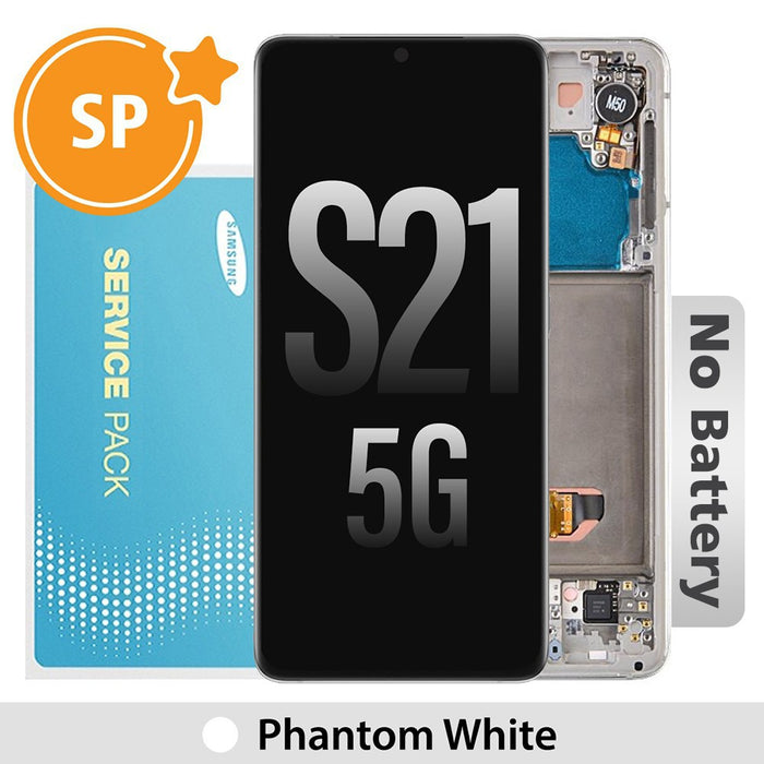 Samsung Galaxy S21 5G G991 Screen Replacement / Repair - Phantom White