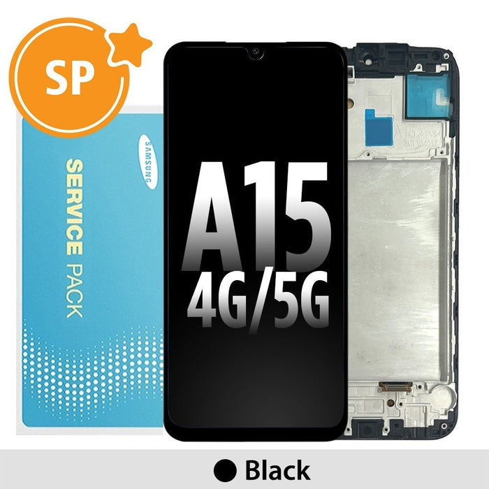 Samsung Galaxy A15 Screen Replacement - Genuine Service Pack OLED with Frame Screen Replacement JPC MOBILE ACCESSORIES