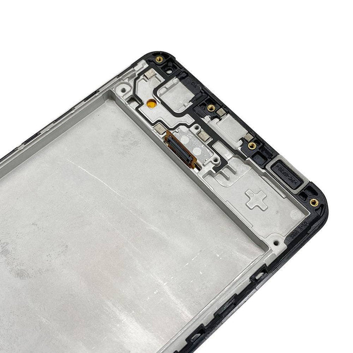 High-quality black LCD screen replacement for Samsung Galaxy A21s A217F.