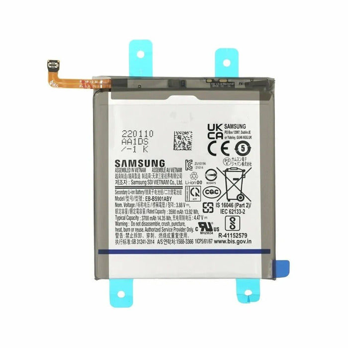 Samsung Galaxy S22 Battery EB-BS901ABY 3590mAh GH82-27494A Service Pack 12-Month Warranty SM-S901B Battery JPC MOBILE