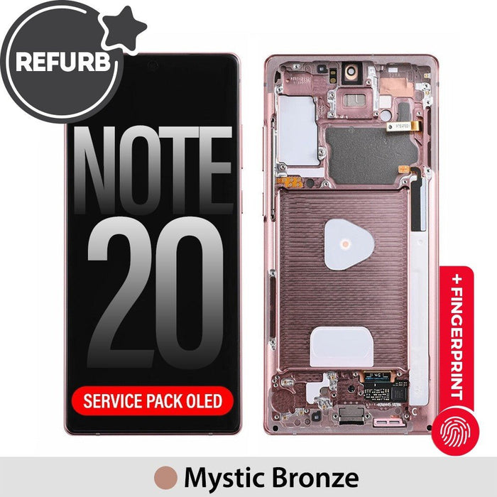 REFURB OLED Screen Replacement for Samsung Galaxy Note 20 N980F -Mystic Bronze Screen Replacement JPC MOBILE ACCESSORIES