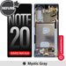 Samsung Galaxy Note 20 OLED Screen & Frame - Mystic Gray Refurbished Screen Replacement JPC MOBILE ACCESSORIES