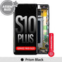 Samsung Galaxy S10 Plus Assembled OLED Screen with Frame - Prism Black Screen Replacement JPC MOBILE ACCESSORIES