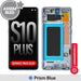 Samsung Galaxy S10 Plus Assembled OLED Screen with Frame - Prism Blue Screen Replacement JPC MOBILE ACCESSORIES