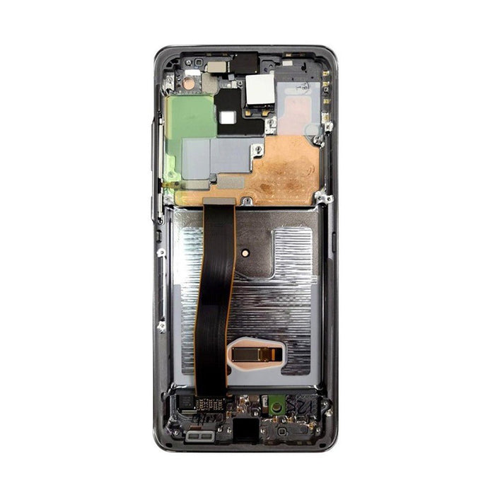Samsung Galaxy S20 Ultra 5G OLED Screen Assembly with Frame G988B Cosmic Black Replacement Screen Replacement JPC MOBILE