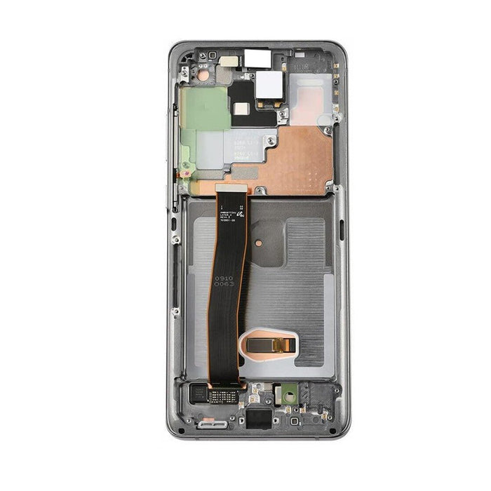 Samsung Galaxy S20 Ultra 5G OLED Screen Assembly with Frame G988B Cosmic Grey Replacement Screen Replacement JPC MOBILE