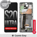 Samsung Galaxy S20 Ultra 5G OLED Screen Assembly with Frame G988B Cosmic Grey Replacement Screen Replacement JPC MOBILE