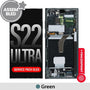 Samsung Galaxy S22 Ultra Refurbished OLED Screen with Frame S908B Green Screen Replacement JPC MOBILE ACCESSORIES