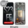Samsung Galaxy S23 FE OLED Screen Replacement Frame Graphite SM-S711B 6.4in 120Hz Fingerprint Screen Replacement JPC MOBILE