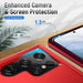 Red dual-layer shockproof case for Samsung Galaxy S23 Ultra