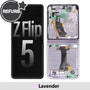 Samsung Galaxy Z Flip5 OLED Screen Replacement with Frame (Lavender) | REFURB AU Screen Replacement JPC MOBILE ACCESSORIES