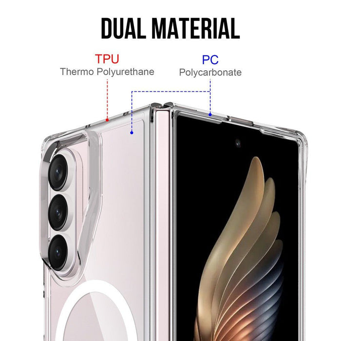 Galaxy Z Fold7 Case Button Access - Precision Cutouts for Volume Power Buttons Clear Transparent Protection Australia