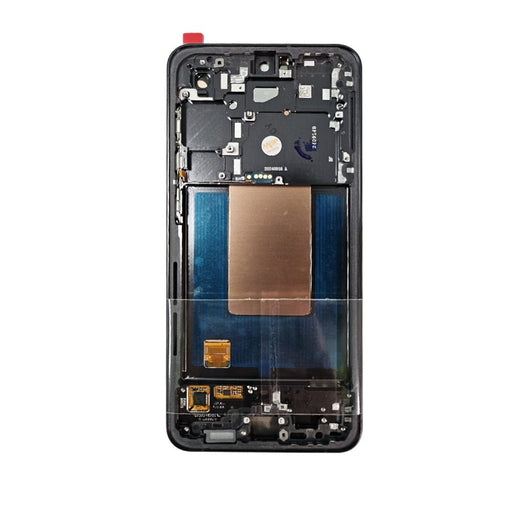 Samsung Galaxy S24 FE OLED screen and refurbished Graphite frame assembly - rear view