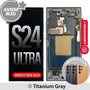 Samsung S24 Ultra OLED Screen Frame Assembly Titanium Gray Screen Replacement JPC MOBILE ACCESSORIES