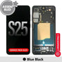 Samsung S25 Screen Replacement S931B - Service Pack OLED with Refurbished Blue Black Samsung OLED Screen Assembly with Frame Replacement Part JPC MOBILE ACCESSORIES