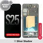 Samsung S25 Screen Replacement S931B - Service Pack OLED with Refurbished Silver Shadow Frame Samsung OLED Screen Assembly with Frame Replacement Part JPC MOBILE ACCESSORIES