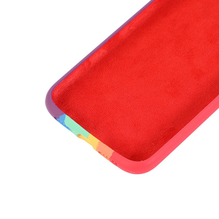 Rainbow Liquid Silicone Case Cover for iPhone 7 Plus / 8 Plus