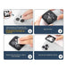 Set of 3 camera lens protectors for iPhone 14 Pro / 14 Pro Max – Clear, durable, and easy installation.