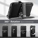 Shockproof Robot Armor Hard Plastic Case Cover with Belt Clip with Magnetic Ring for Samsung Galaxy S26 Ultra Armor Case JPC MOBILE ACCESSORIES