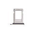 OEM Single SIM Slot Tray for iPhone 14 Pro / Pro Max in silver – close-up angle