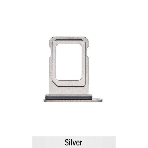 Silver SIM Card Tray replacement for iPhone 14 Pro and Pro Max – side view