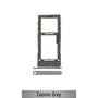 Single SIM Card Tray for Samsung Galaxy S20 / S20 Plus / S20 Ultra - Cosmic Grey Sim Card Tray JPC MOBILE ACCESSORIES