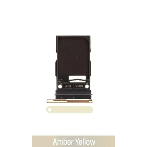Single SIM Card Tray for Samsung Galaxy S24 S921B / S24 Plus S926B-Amber Yellow Sim Card Tray JPC MOBILE ACCESSORIES