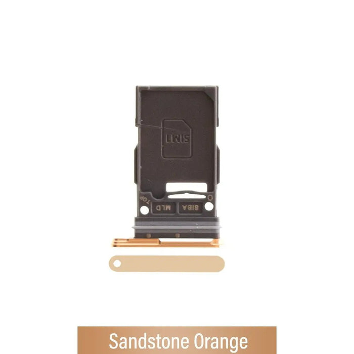 Single SIM Card Tray for Samsung Galaxy S24 S921B / S24 Plus S926B-Sandstone Orange Sim Card Tray JPC MOBILE ACCESSORIES