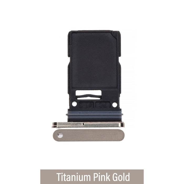 Single SIM Card Tray for Samsung Galaxy S25 Ultra S938B-Titanium Pink Gold Sim Card Tray JPC MOBILE ACCESSORIES