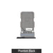 Single SIM Card Tray for Samsung Galaxy S21 Ultra 5G - Phantom Black – Replacement tray for SIM and SD card insertion.