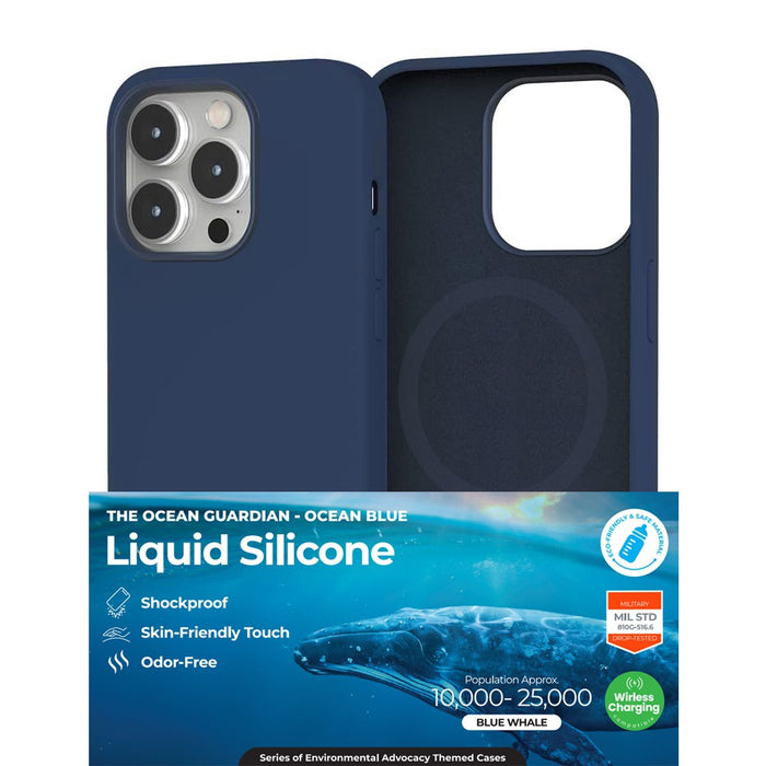 REDEFINE Liquid Silicone Case Cover with Magnetic Ring for iPhone 16 Pro Magsafe