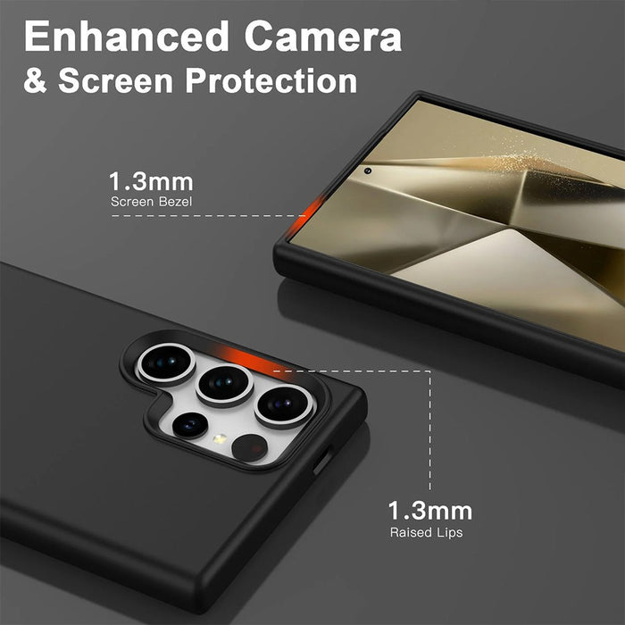 REDEFINE Liquid Silicone Magnetic Ring Case Samsung Galaxy S26 Ultra — Black Pink Purple | SM-S948B