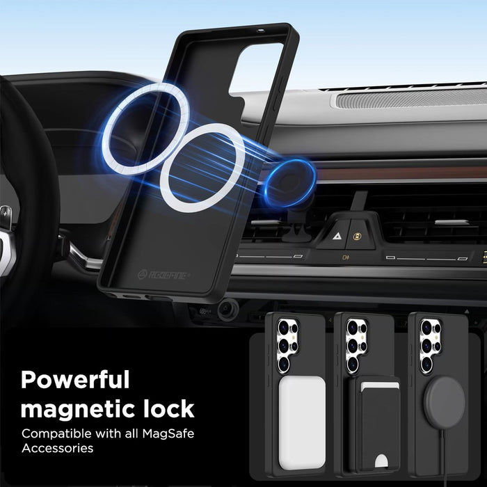 REDEFINE Liquid Silicone Magnetic Ring Case Samsung Galaxy S26 Ultra — Black Pink Purple | SM-S948B