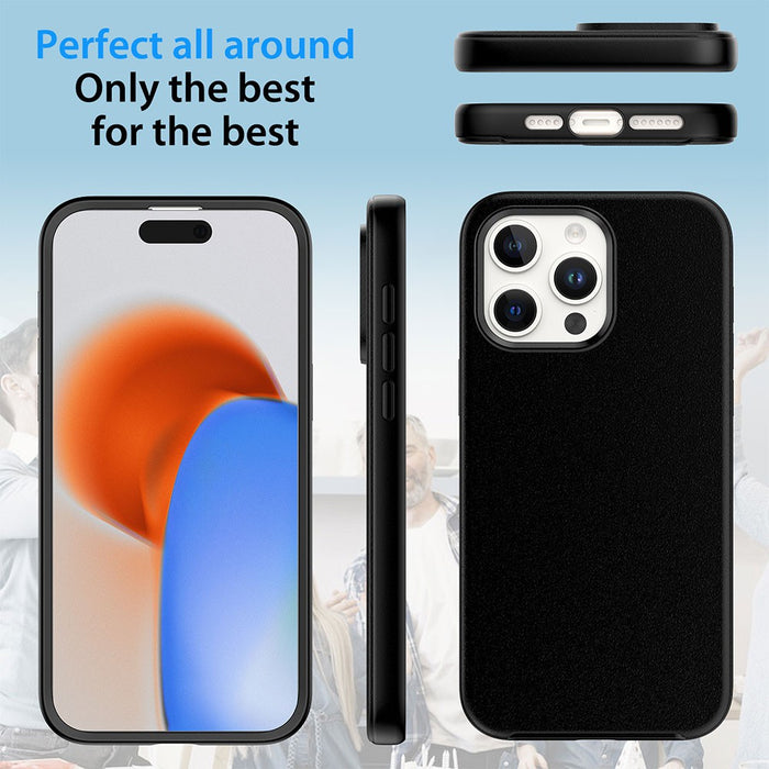 Hybrid Beatles Shockproof Case Cover with Magnetic Ring for iPhone 15 Pro
