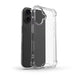 Solar Crystal Hybrid Case for iPhone 17 with German BAYER acrylic back and TPU frame showing crystal clear transparency, Air SAC corner protection, and military grade drop protection design for 6.1 inch iPhone 17 2025 model