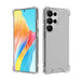 Solar Crystal Hybrid Samsung Galaxy S25 Edge clear case showing anti-yellowing transparent design with air cushion protection