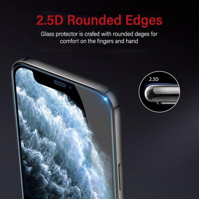 Kinglas Tempered Glass Screen Protector For iPhone 12 / 12 Pro (Diamond Glass & Japan Glue Upgrade)