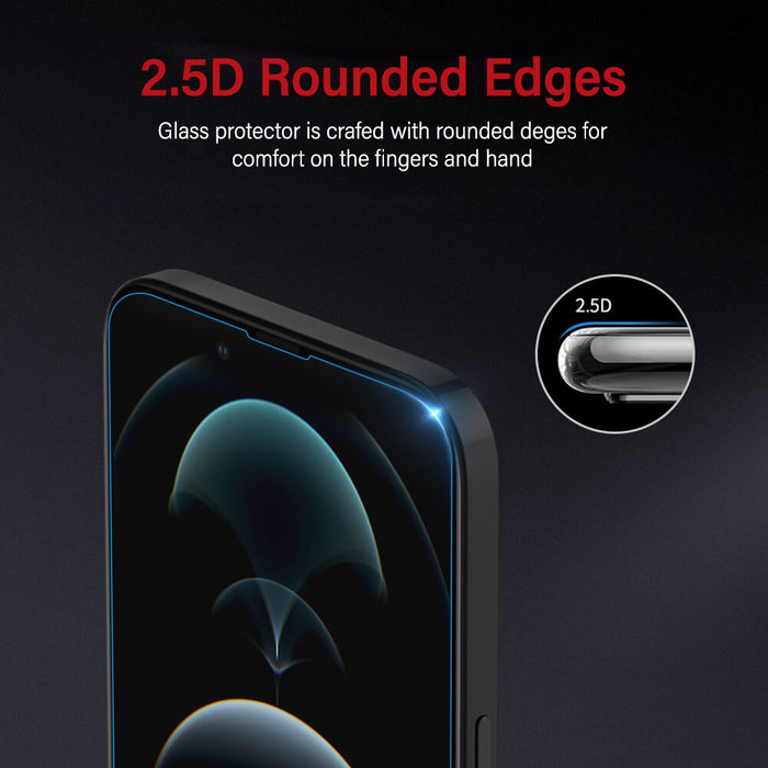 Kinglas Tempered Glass Screen Protector For iPhone 13 mini (Diamond Glass & Japan Glue Upgrade)