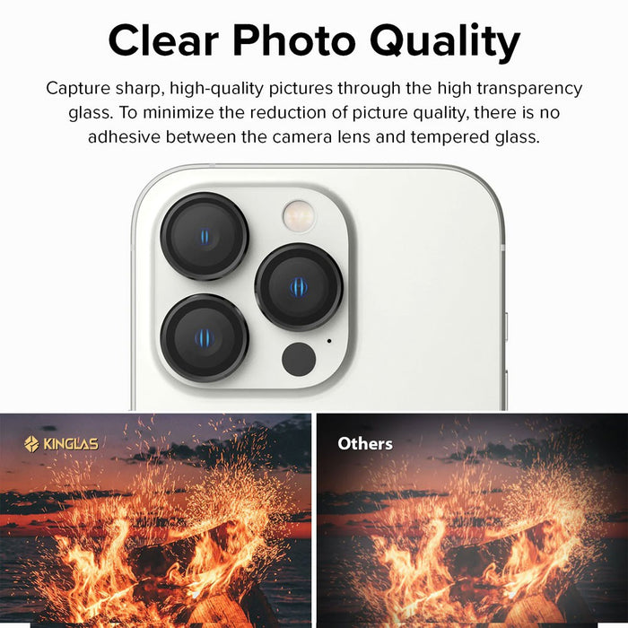 Kinglas Camera Lens Protector for iPhone 11 Pro / 11 Pro Max / 12 Pro (Set of 3)